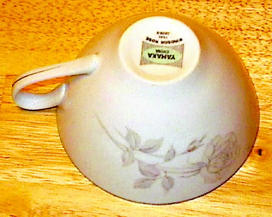 Windsor Rose Flat Cup by Yamaka-1
