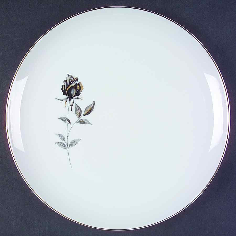 Antique Rose Dinner Plate by Yamaka-1