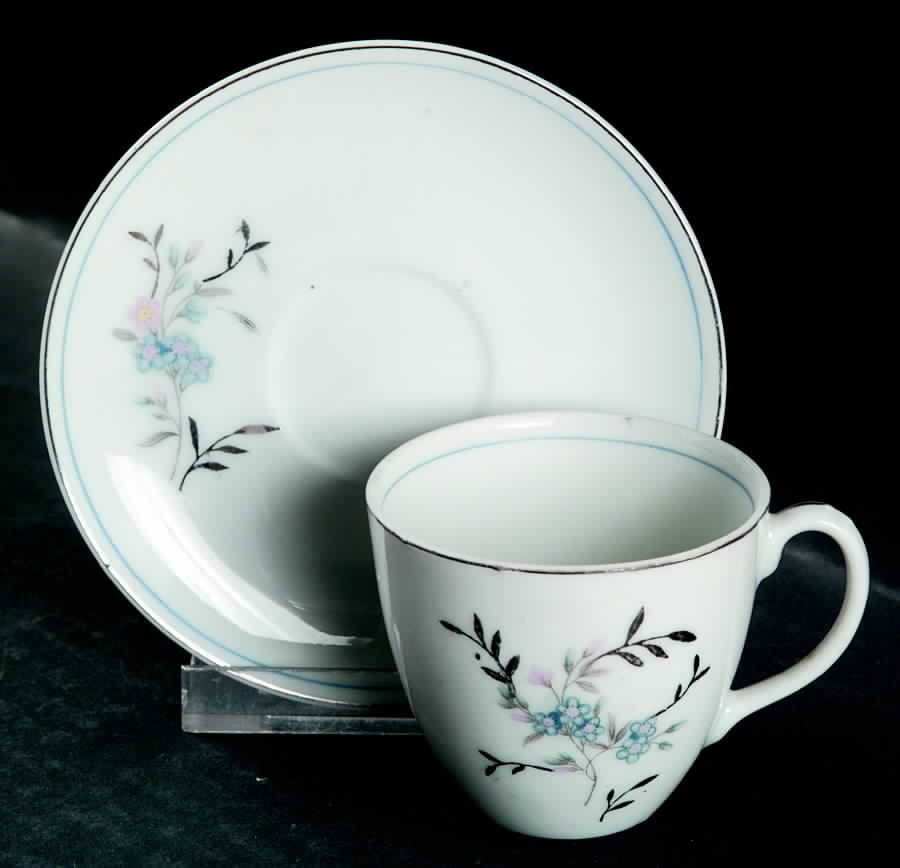 YAM57 Flat Demitasse Cup & Saucer Set by Yamaka-1
