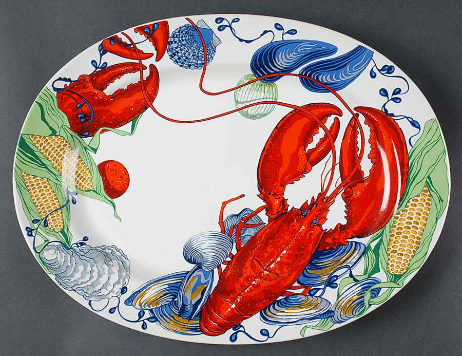 Lobster Fest 14" Oval Serving Platter by Youngberg-1