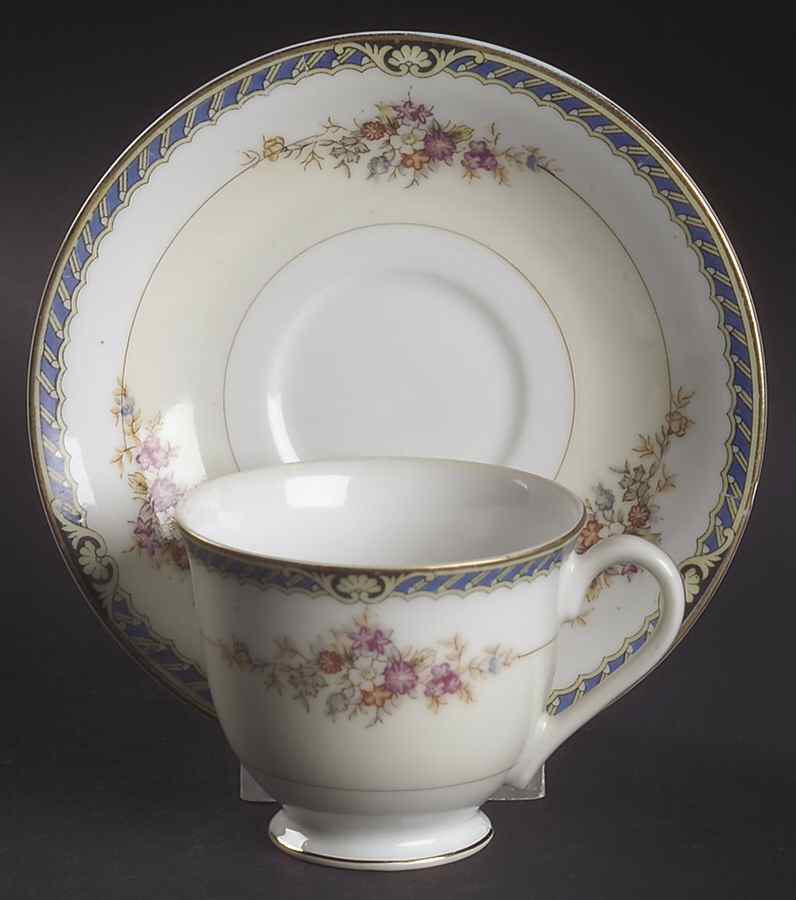 YAM59 Footed Demitasse Cup & Saucer Set by Yamaka-1