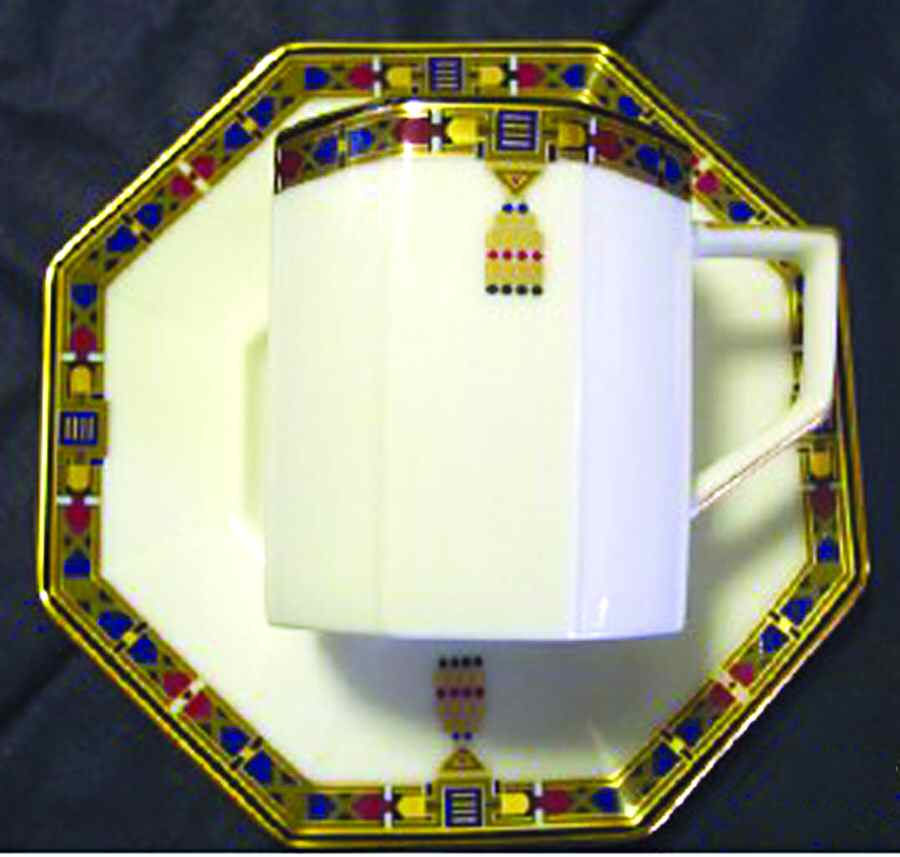 YB123 Flat Cup & Saucer Set by Yamaka-1