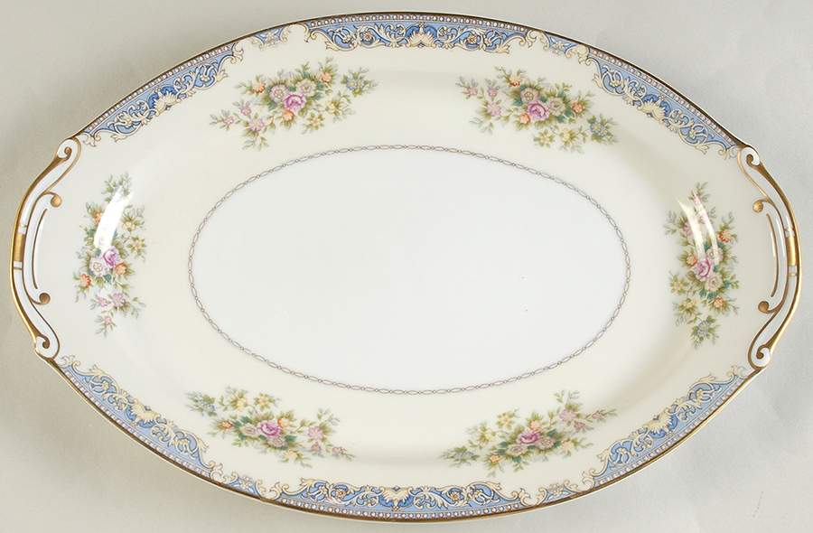 YAM61 14" Oval Serving Platter by Yamaka-1