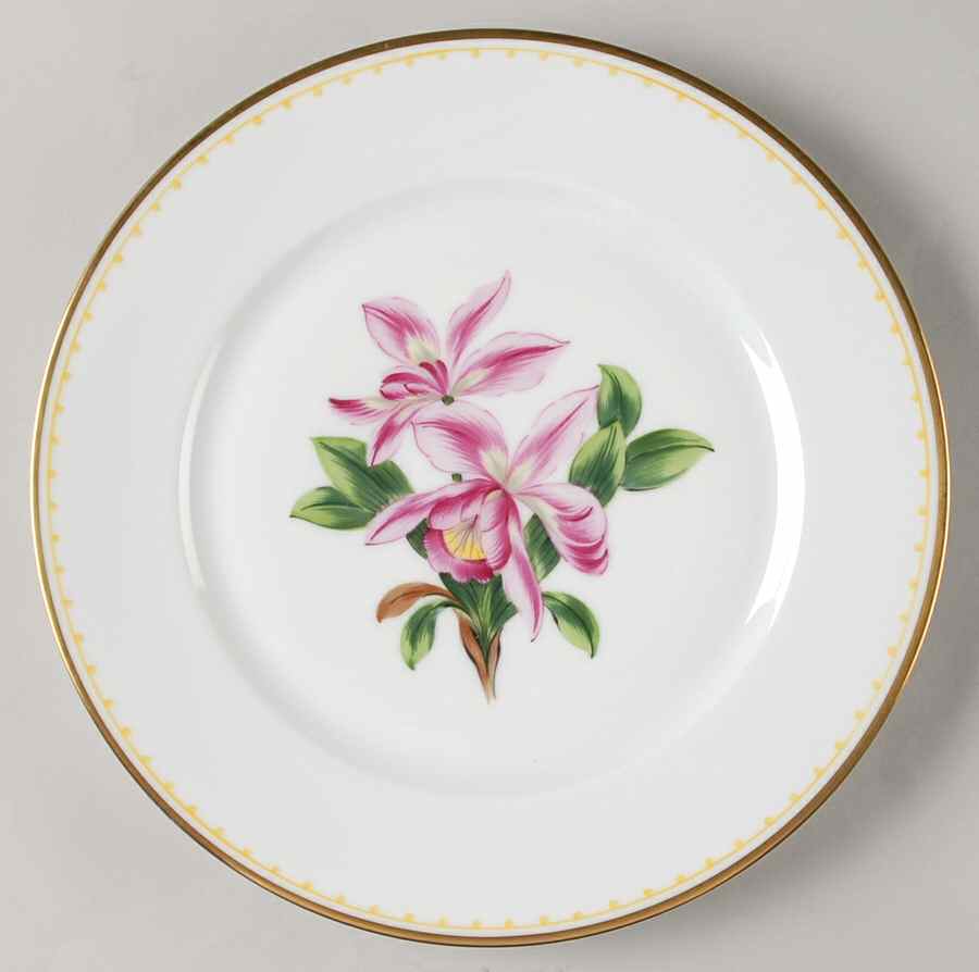 Orchid No. 2 Dinner Plate by William Yeoward-1