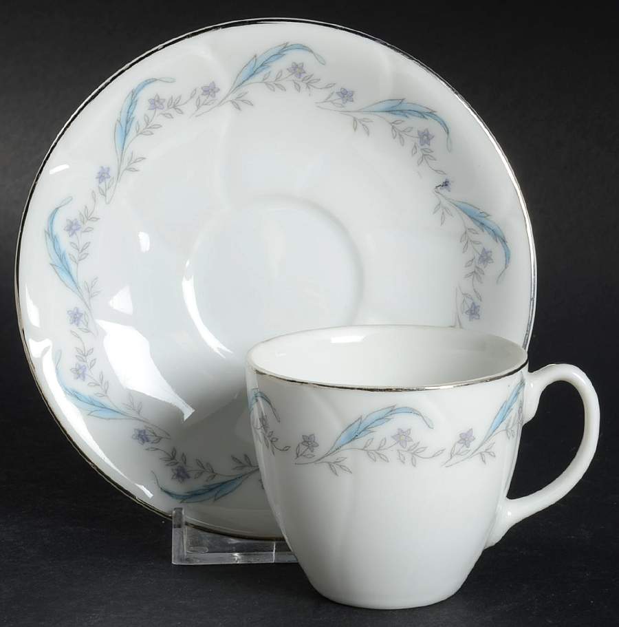 YAM68 (Coupe) Flat Demitasse Cup & Saucer Set by Yamaka-1