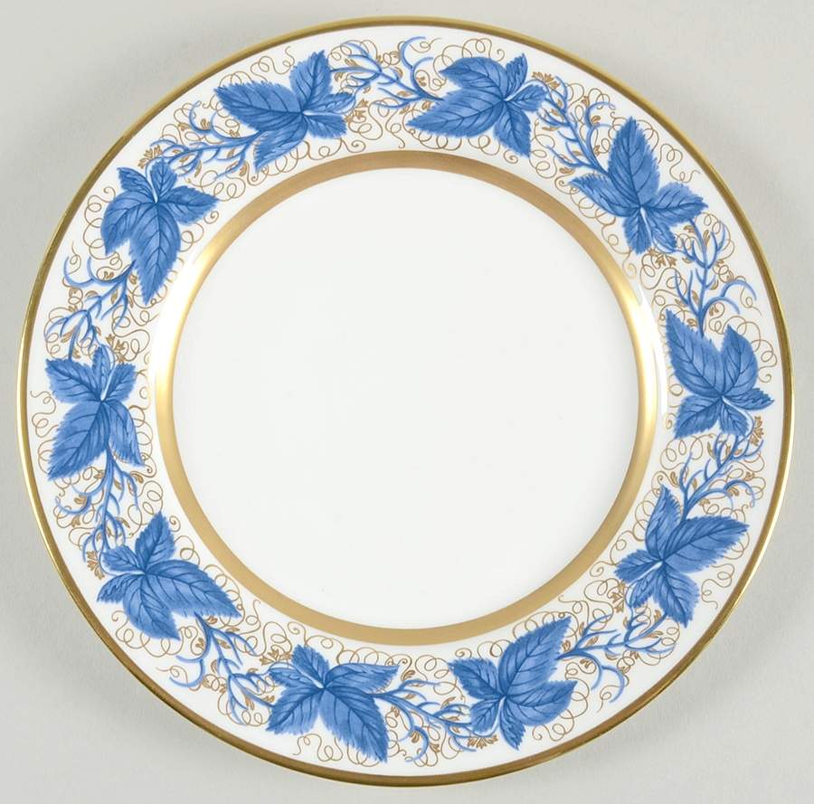 Hampton Court Blue Salad/Dessert Plate by William Yeoward-1