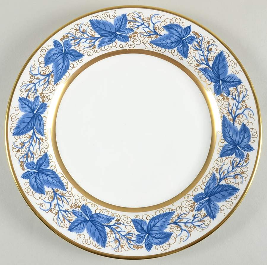 Hampton Court Blue Dinner Plate by William Yeoward-1
