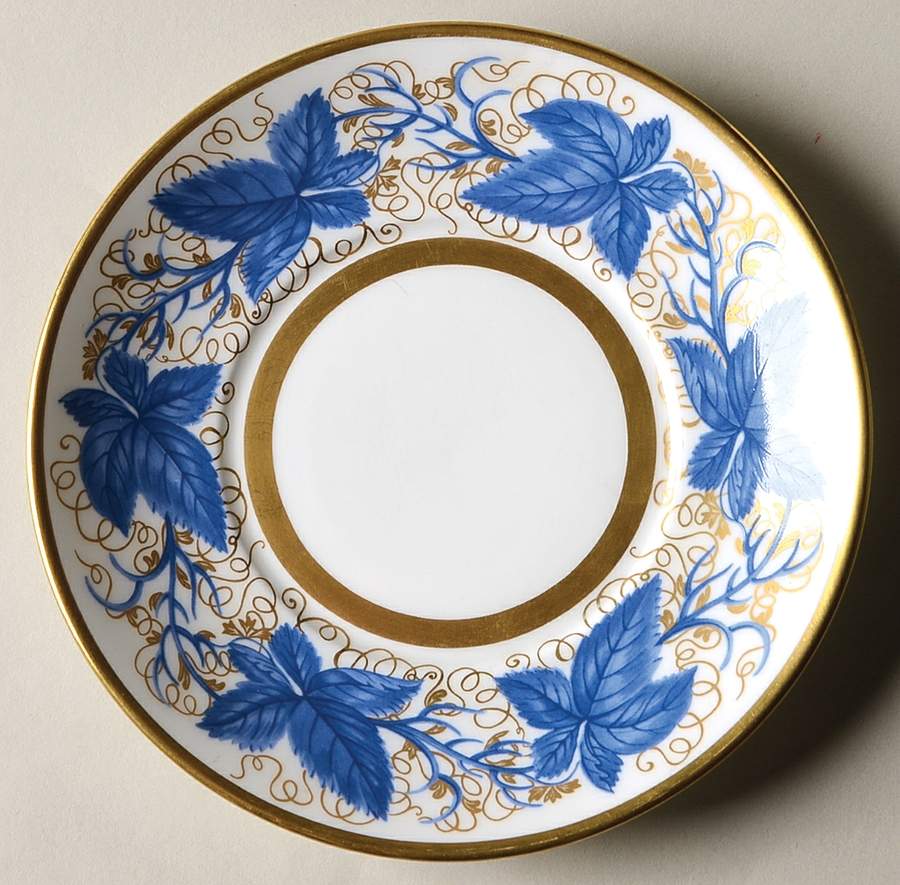 Hampton Court Blue Saucer by William Yeoward-1