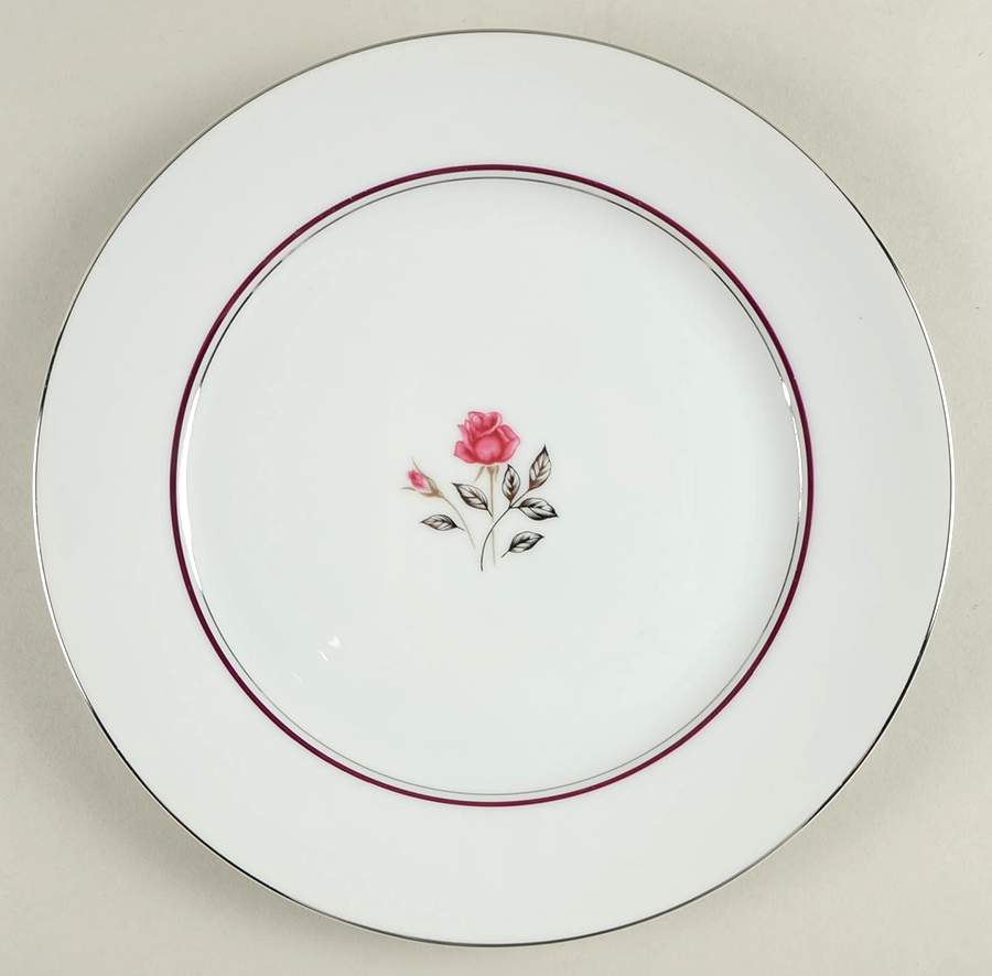 Wedding Rose Dinner Plate by Yamaka-1