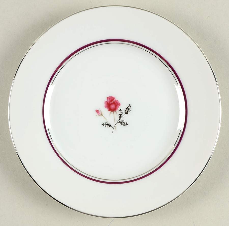 Wedding Rose Bread & Butter Plate by Yamaka-1