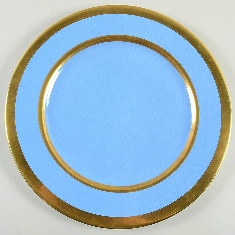Avington Powder Blue Service Plate (Charger) by William Yeoward-1