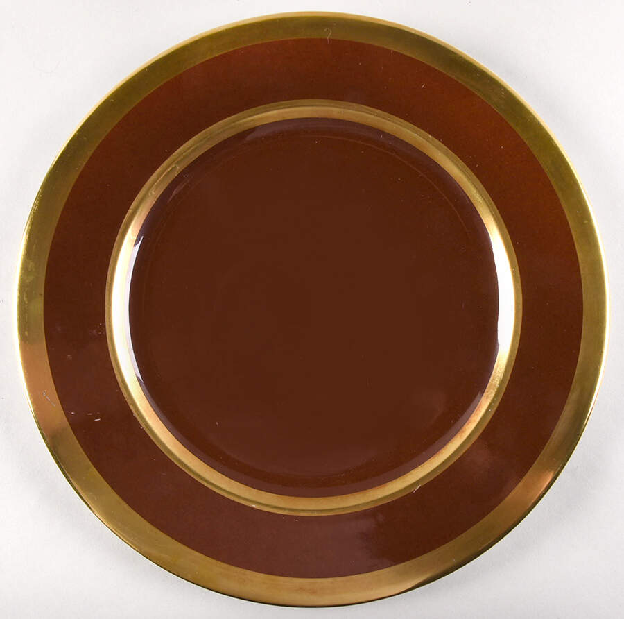 Avington Chocolate Service Plate (Charger) by William Yeoward-1