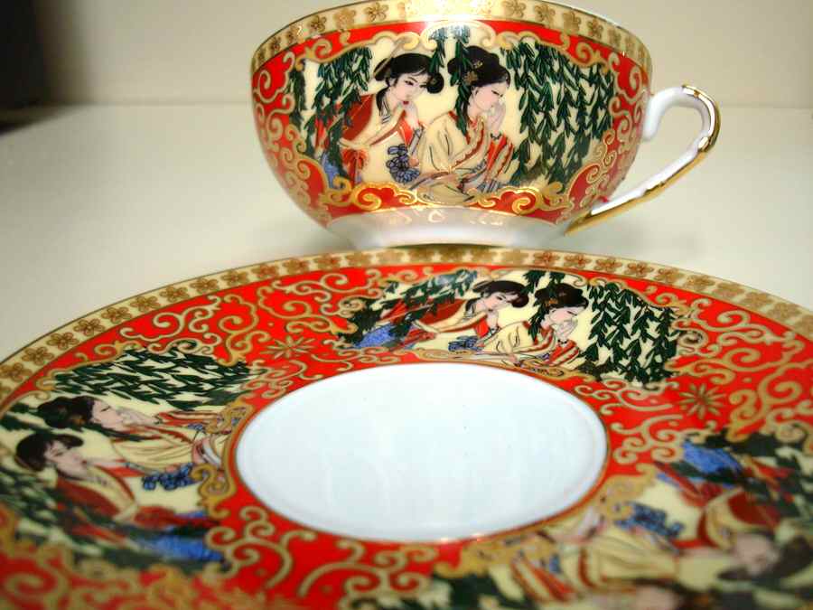 YAA5 Flat Cup & Saucer Set by Yamasen-1