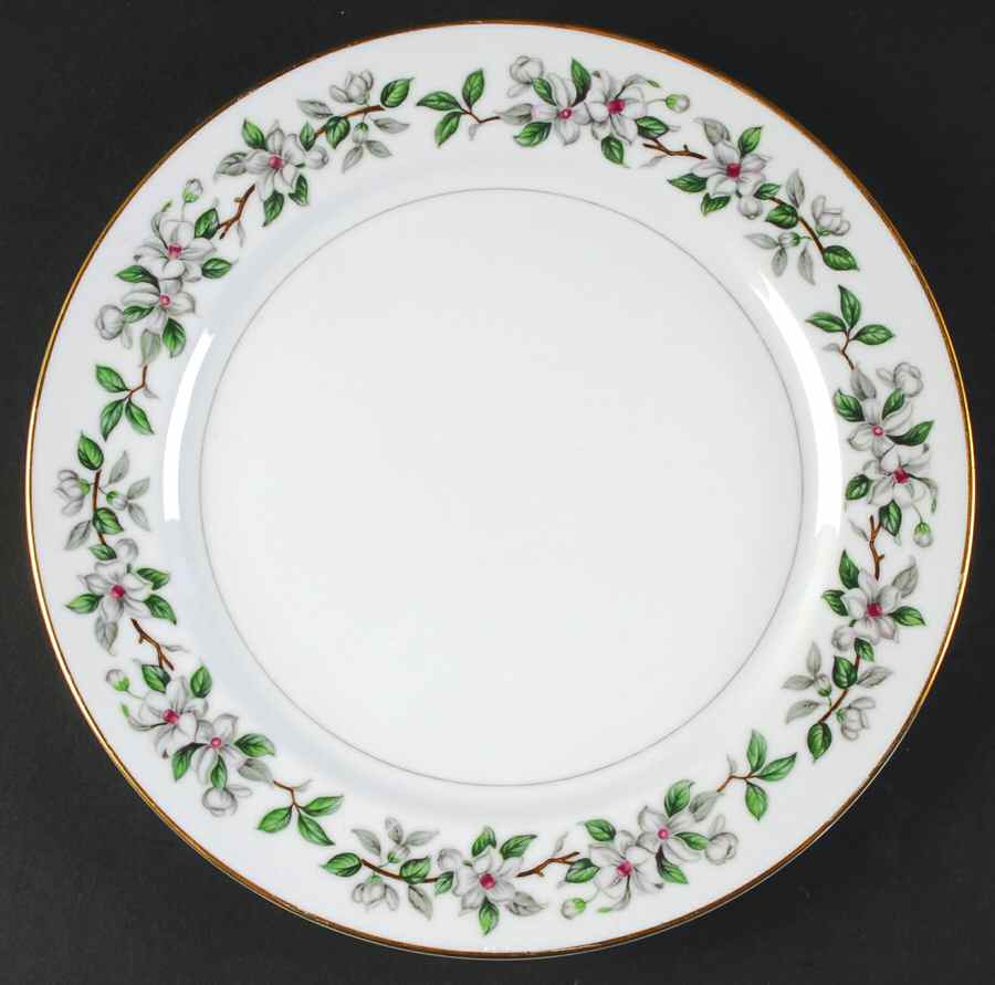 Pamela (GOLD TRIM) Dinner Plate by Yamato-1