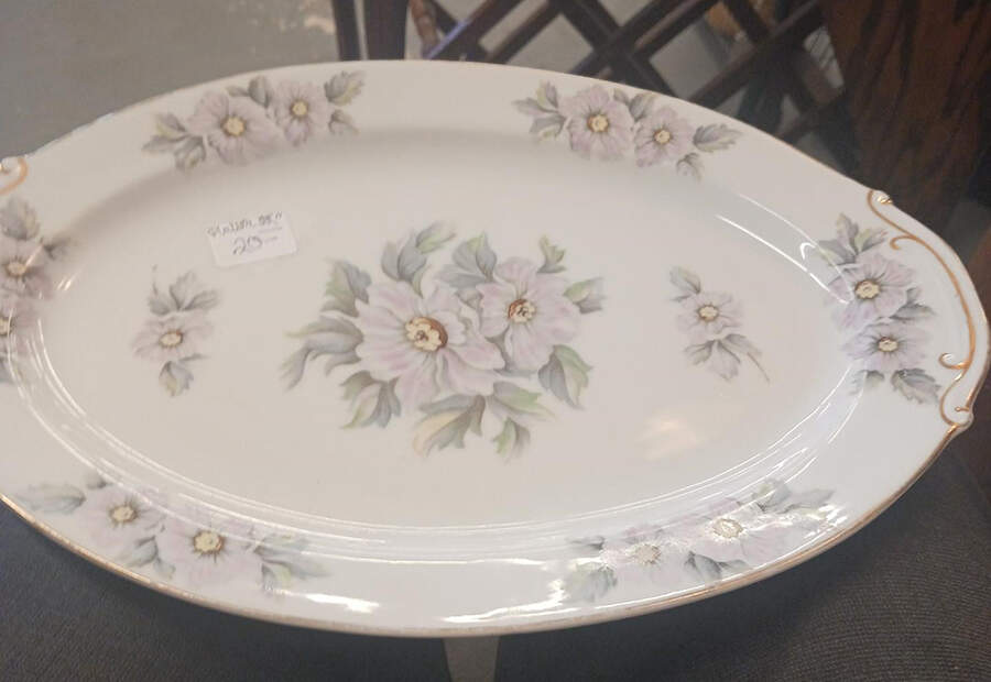 YAM88 12" Oval Serving Platter by Yamaka-1