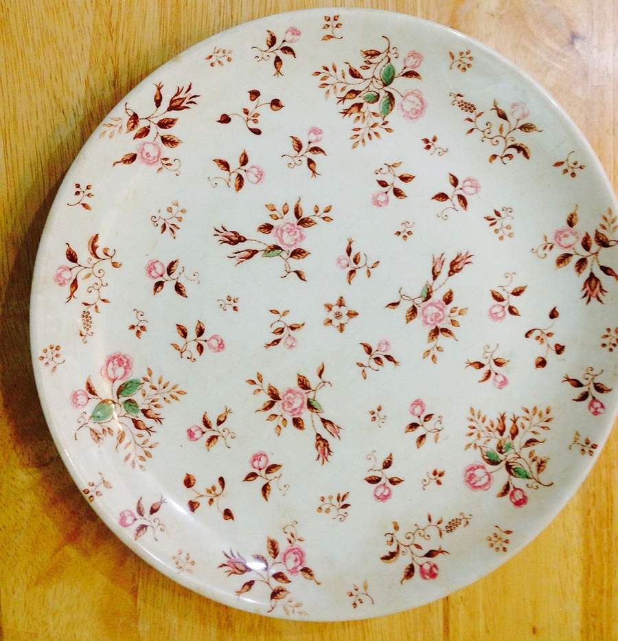 Rosette Dinner Plate by Yamaju-1