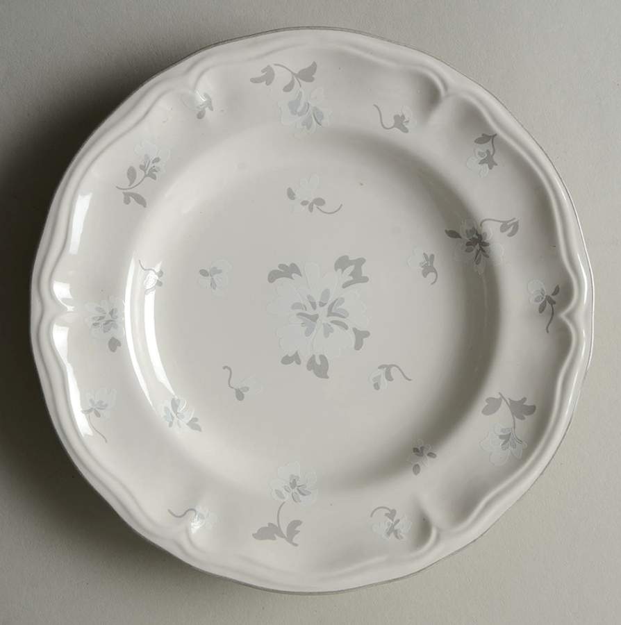 Queensbury Gray Salad Plate by Yamaka-1