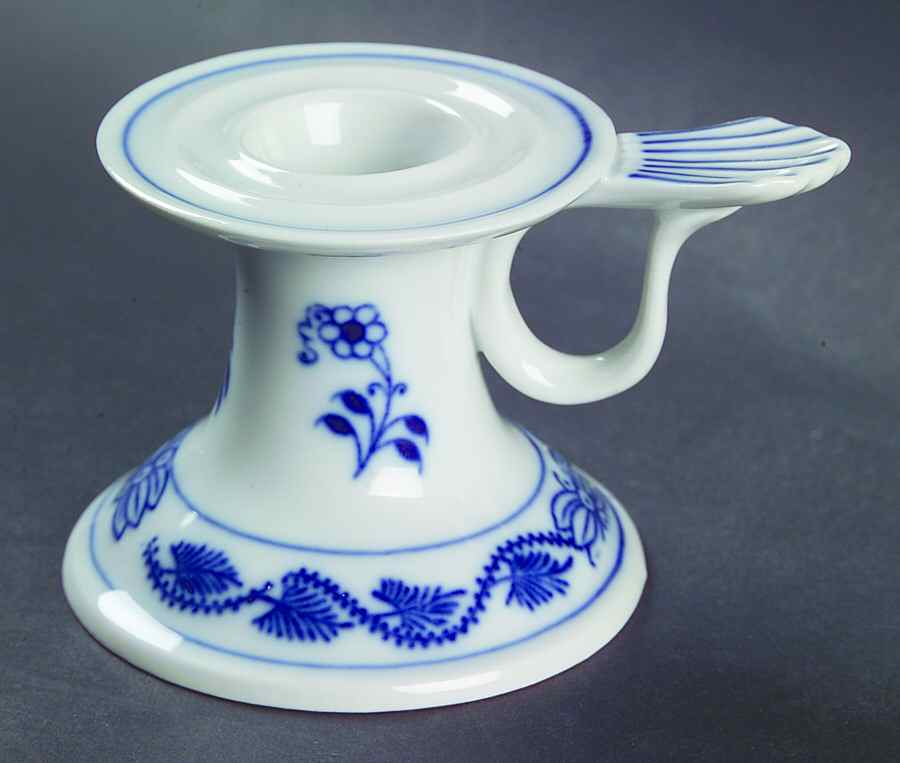 Blue Onion Candleholder by Zwiebelmuster-1