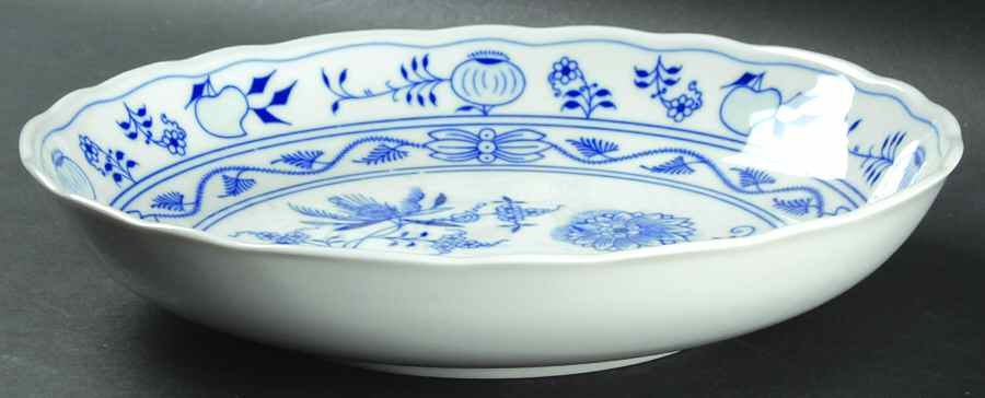 Blue Onion 10" Large Salad Serving Bowl by Zwiebelmuster-1