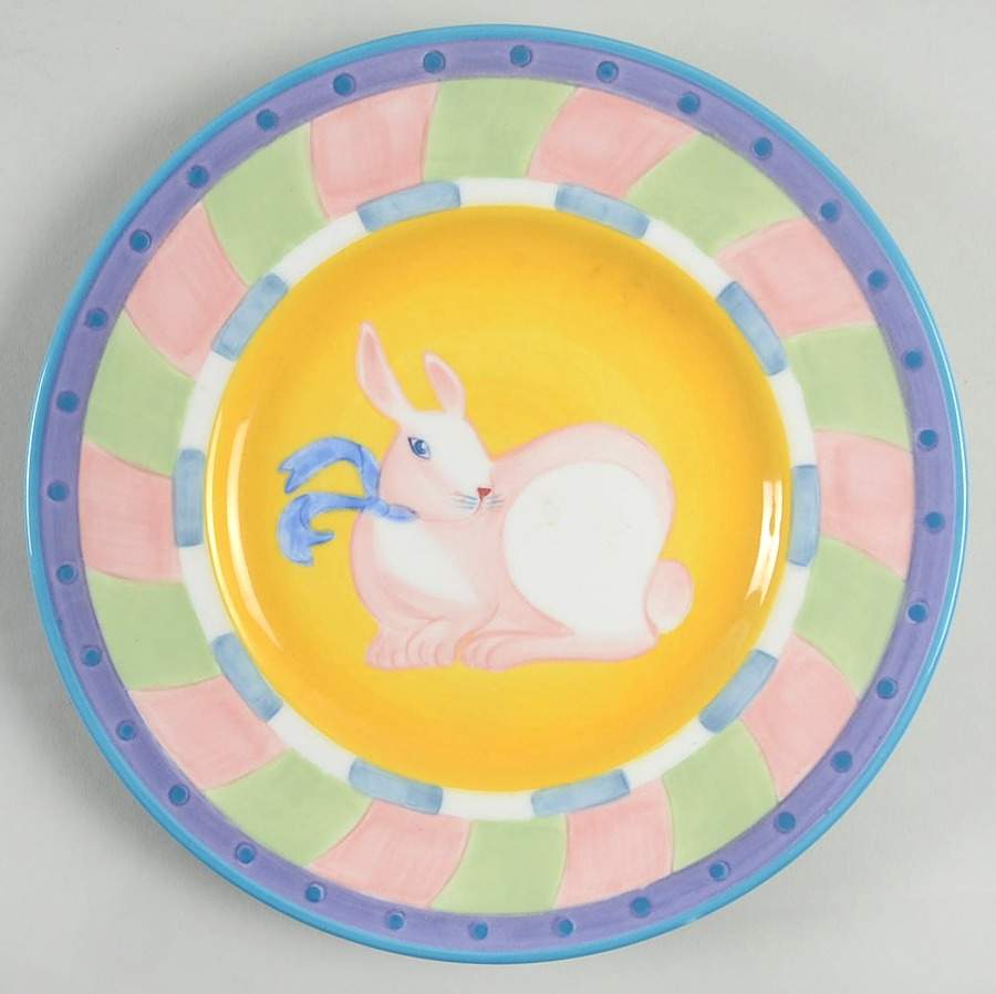 Cotton Tail Salad Plate by Zrike-1