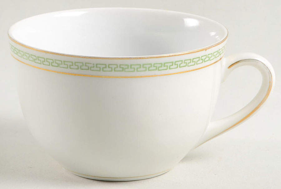 Athens (Green Key) Flat Cup by Z S & Co (Scherzer)-1