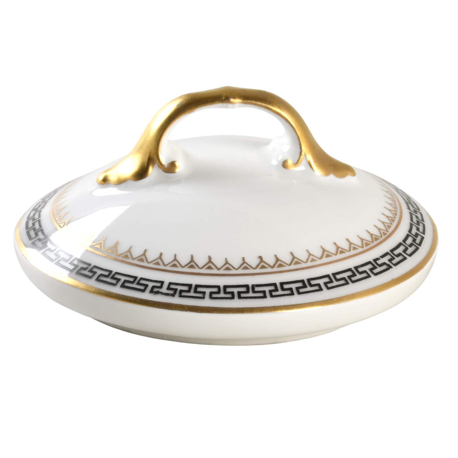 Athens (Black Key) Lid for Sugar Bowl by Z S & Co (Scherzer)-1