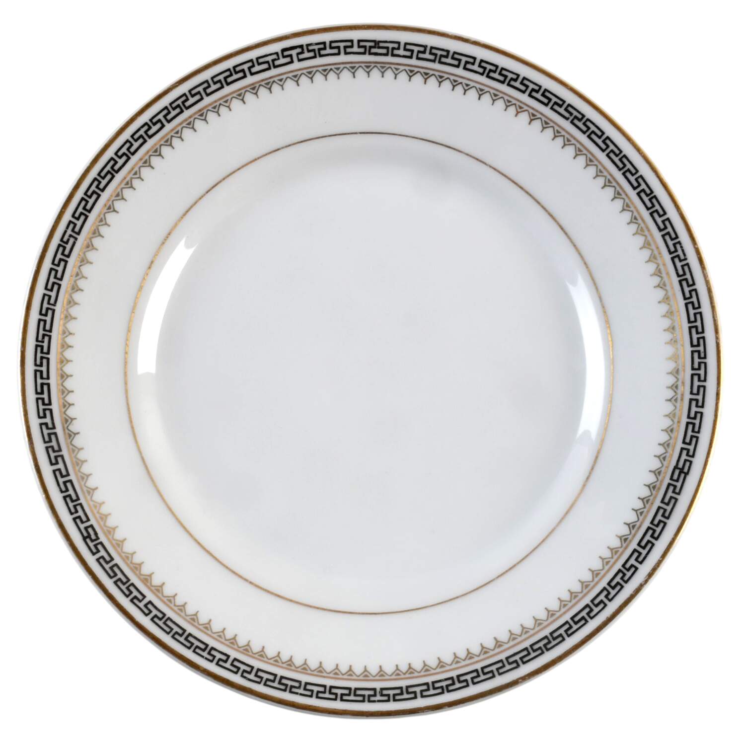 Athens (Black Key) Bread & Butter Plate by Z S & Co (Scherzer)-1