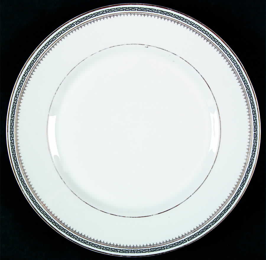 Athens (Black Key) Dinner Plate by Z S & Co (Scherzer)-1