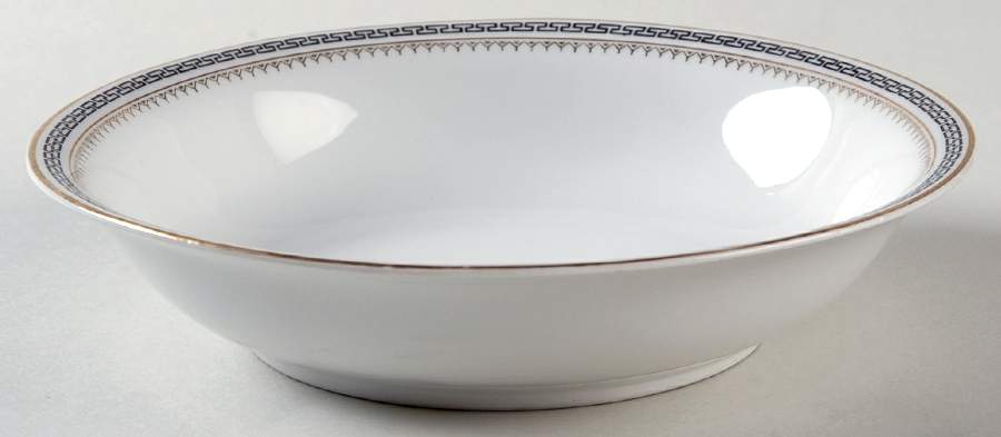 Athens (Black Key) Coupe Soup Bowl by Z S & Co (Scherzer)-1