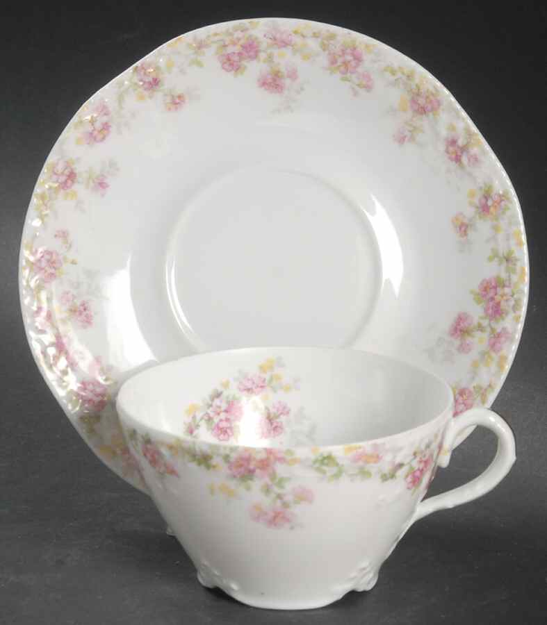 Richmond Flat Cup & Saucer Set by Z S & Co (Scherzer)-1
