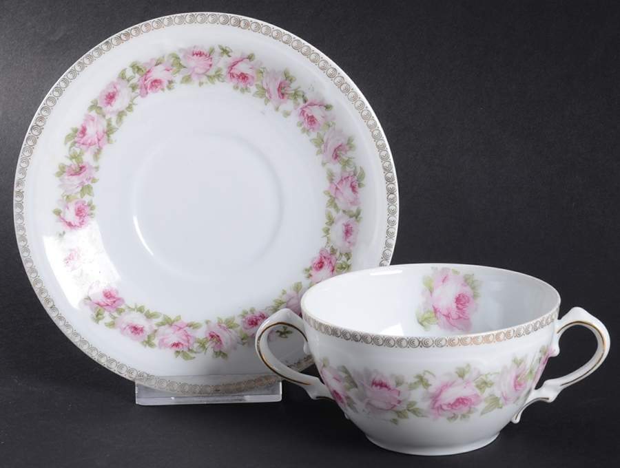 SCR253 Flat Bouillon Cup & Saucer by Scherzer-1