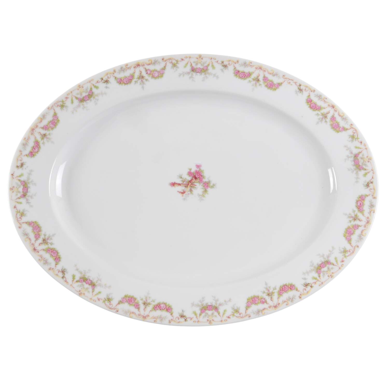 ZSC35 14" Oval Serving Platter by Z S & Co (Scherzer)-1