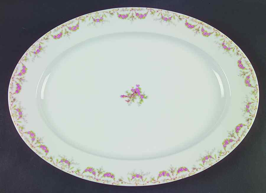 ZSC35 16" Oval Serving Platter by Z S & Co (Scherzer)-1