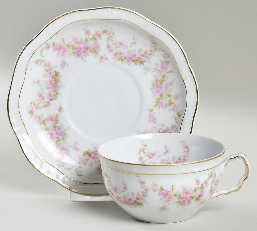 ZSC4 Flat Cup & Saucer Set by Z S & Co (Scherzer)-1