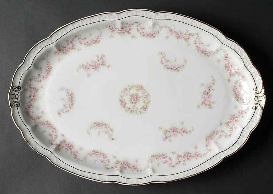 ZSC4 15" Oval Serving Platter by Z S & Co (Scherzer)-1