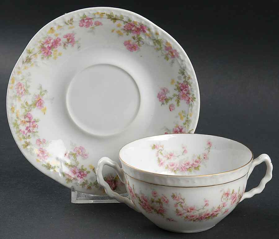 ZSC4 Bouillon Cup & Saucer by Z S & Co (Scherzer)-1