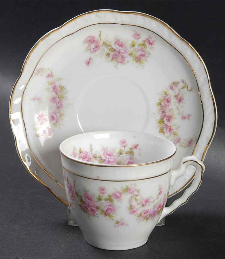 ZSC4 Flat Demitasse Cup & Saucer Set by Z S & Co (Scherzer)-1