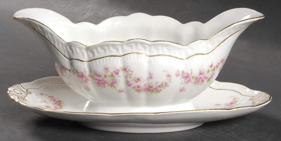 ZSC4 Gravy Boat with Attached Underplate by Z S & Co (Scherzer)-1