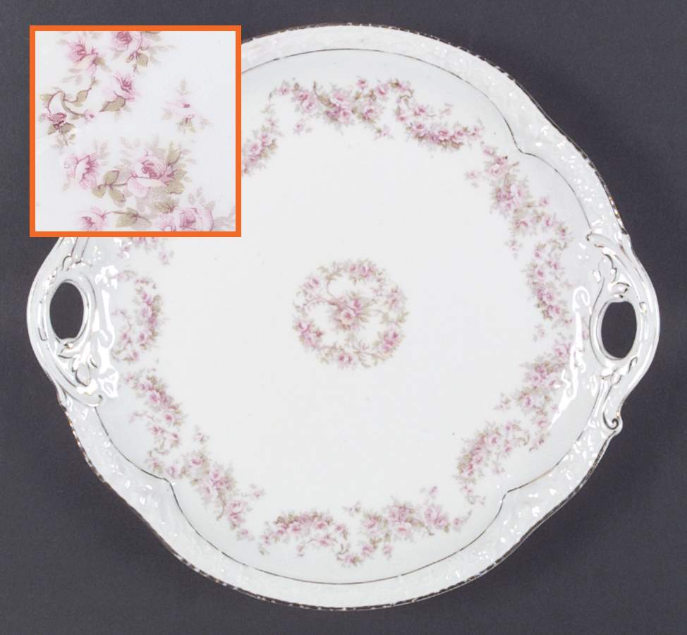 ZSC4 Handled Cake Plate by Z S & Co (Scherzer)-1