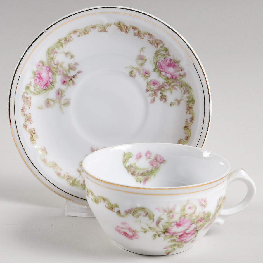 ZSC43 Flat Cup & Saucer Set by Z S & Co (Scherzer)-1