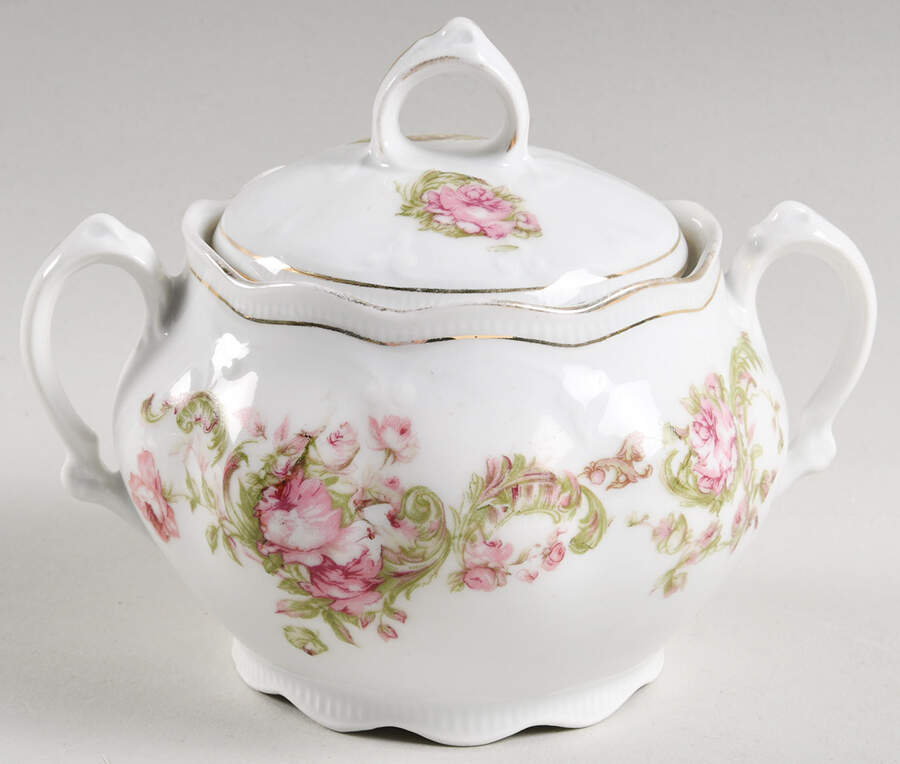 ZSC43 Sugar Bowl & Lid by Z S & Co (Scherzer)-1