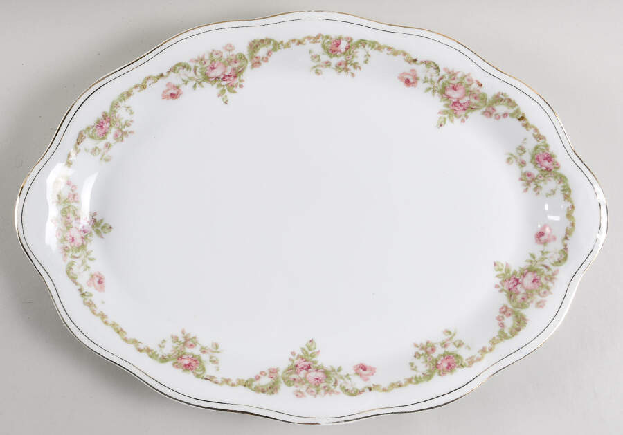 ZSC43 17" Oval Serving Platter by Z S & Co (Scherzer)-1