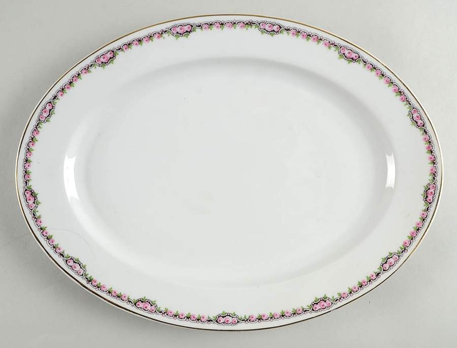 SCR34 14" Oval Serving Platter by Scherzer-1