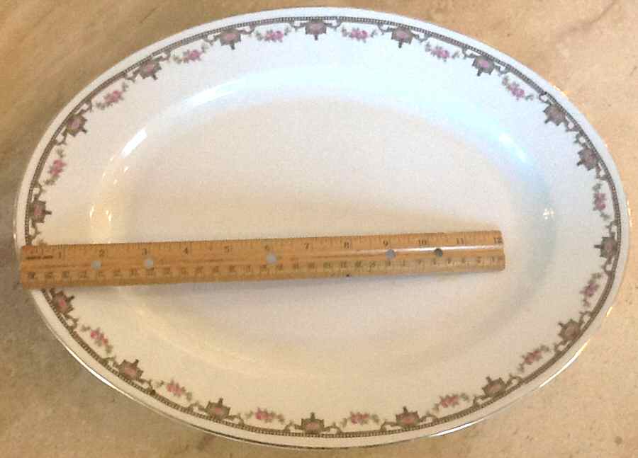 ZSC61 15" Oval Serving Platter by Z S & Co (Scherzer)-1