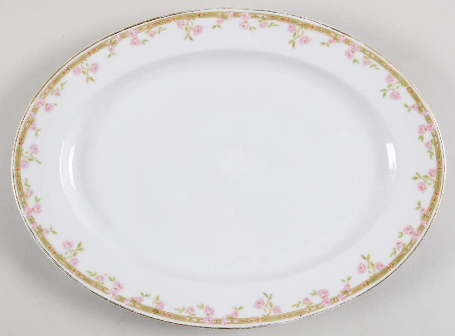 8709 14" Oval Serving Platter by Scherzer-1
