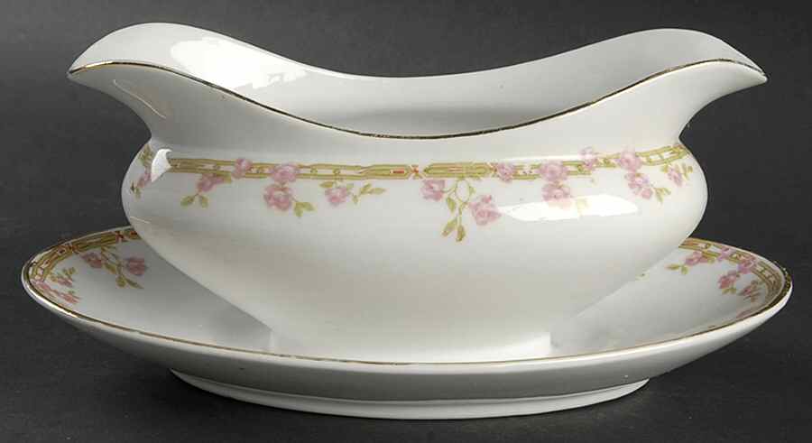 8709 Gravy Boat with Attached Underplate by Scherzer-1