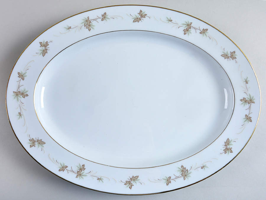 Autumn Gold 16" Oval Serving Platter by Zylstra-1