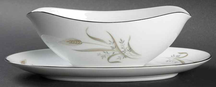 Bountiful Gravy Boat with Attached Underplate by Zylstra-1