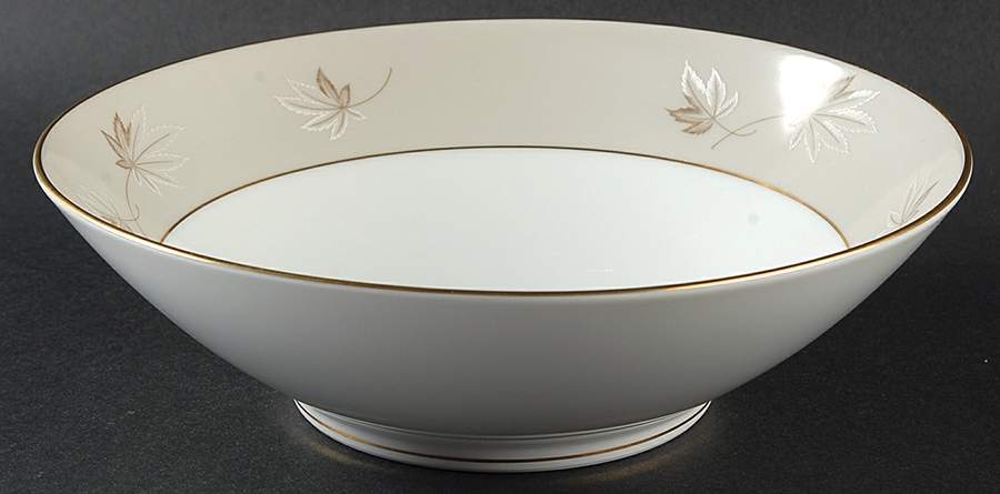 Frosted Leaves 8" Round Vegetable Bowl by Zylstra-1