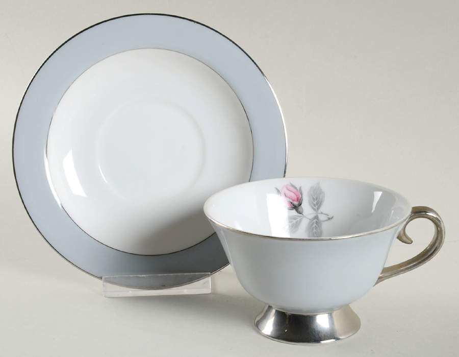 Graceful Beauty Footed Cup & Saucer Set by Zylstra-1